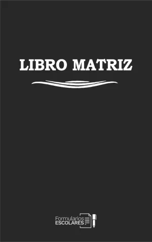 Libro Matriz de 7 Años para 201 Alumnos