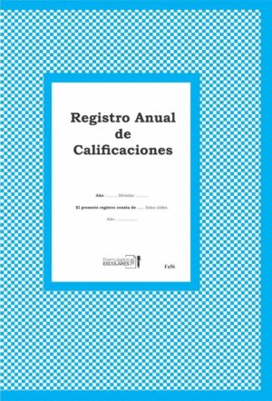 Registro Anual De Calificaciones