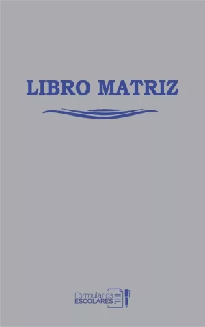 Libro Matriz de 4 Años para 200 Alumnos