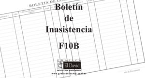 Boletín de Inasistencia