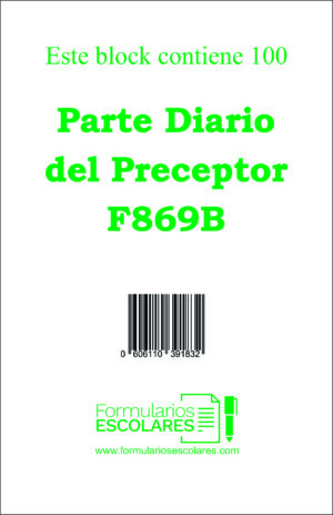 Parte Diario del Preceptor (Chico)