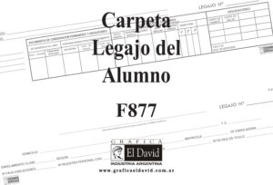 Carpeta Legajo del Alumno