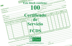 Certificado de Servicio