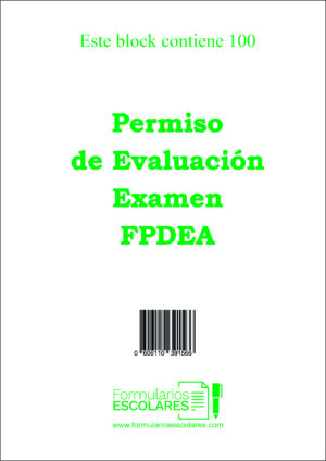 Permiso de Examen de Alumno Regular