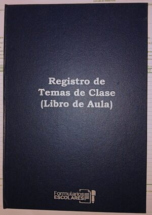 Libro De Aula o Tema Secundario (Tapa Dura)